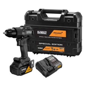 DeWALT Aku bezuhlíková kombinovaná vŕtačka X MCLAREN 18 V XR, 1 x aku. + kufor