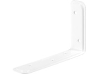 Oporný uholník biely práškovaný nástrek 80 mm x 120 mm x 40 mm