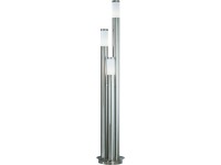 GLOBO Záhradná lampa BOSTON biela E27 23 W pr. 280 x 1700 mm
