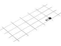 OBI kovový špalier 150 x 60 cm biely