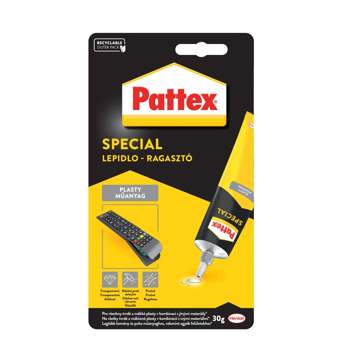 E-shop Pattex Lepidlo na plasty REPAIR SPECIAL PLASTY 30 g