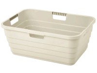 Tontarelli Kôš na čistú bielizeň MAYA krémová, 55 x 38 x 22 cm, 32 l Tontarelli Kôš na čistú bielizeň MAYA krémová, 55 x 38 x 22 cm, 32 l