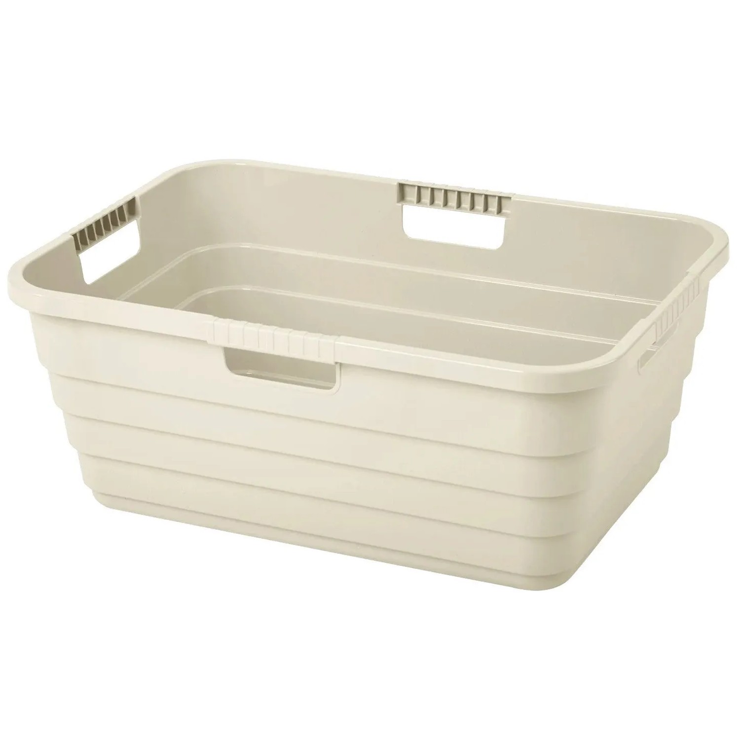 E-shop Tontarelli Kôš na čistú bielizeň MAYA krémová, 55 x 38 x 22 cm, 32 l