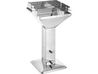 Jamestown Gril na drevené uhlie s oceľovým podstavcom Ted XL 47 cm x 47 cm