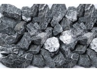 Lámaný mramor čierno-biely 25 - 50 mm 25 kg PE vrece Lámaný mramor čierno-biely 25 - 50 mm 25 kg PE vrece