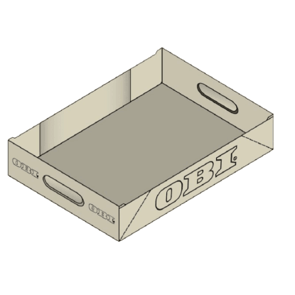 Kartón na prepravu rastlín 345 x 245 x 70 mm