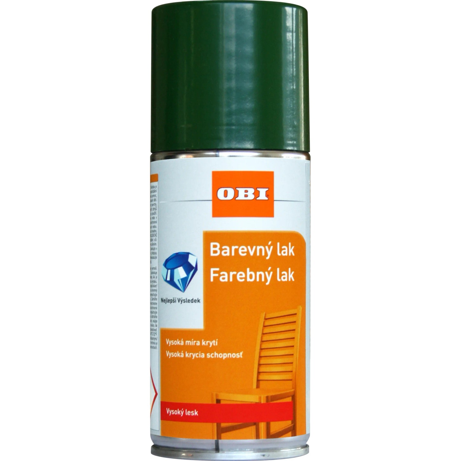 E-shop OBI Lak v spreji vysoko lesklý RAL 6002 listová zelená 150 ml
