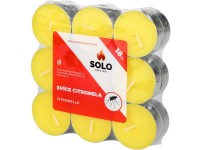 SOLO Čajové sviečky Citronela 18 ks