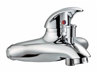 OBI Jednopáková vaňová napúšťacia batéria Fresh pochrómovaná rozteč 150 mm