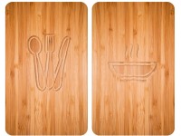 Wenko Krycia doska na sporák univerzálna Lunch súprava, 2 ks