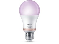 Philips Smart LED žiarovka E27 A60, 8,5 W, 805 lm, RGBW 2200K-6500 K