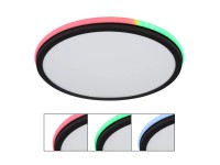 GLOBO LED stropné svietidlo JAXXI 40 W, 4250 lm, 2700-6500 K+RGB, pr. 450 x 70mm