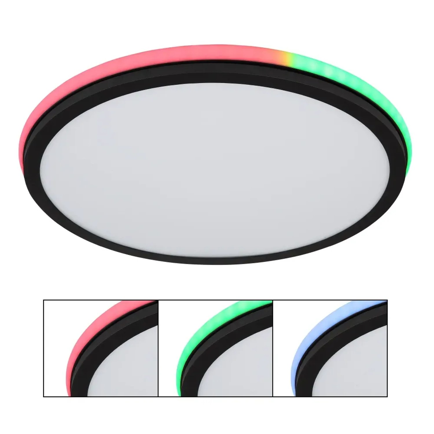 E-shop GLOBO LED stropné svietidlo JAXXI 40 W, 4250 lm, 2700-6500 K+RGB, pr. 450 x 70mm