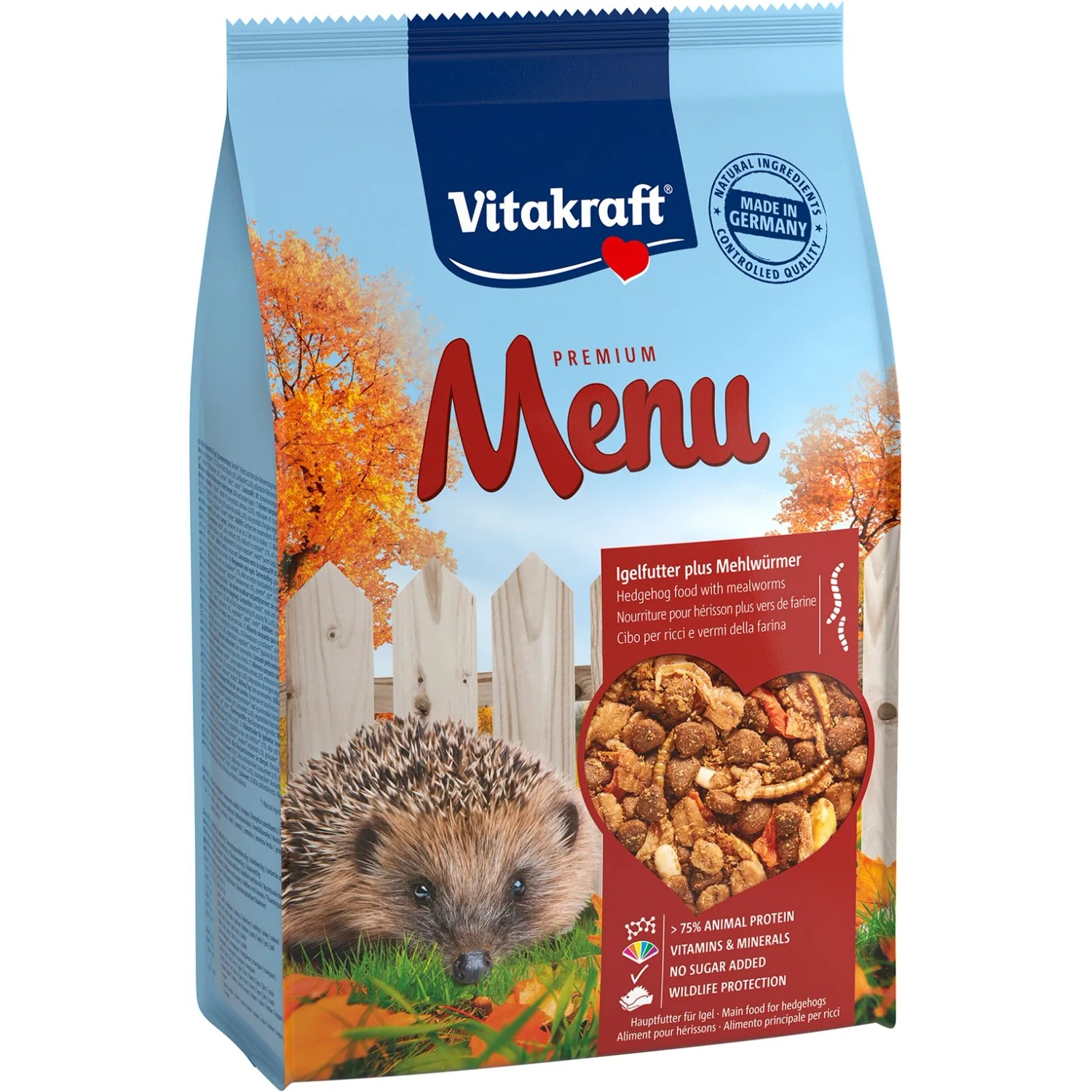 E-shop Vitakraft Suché krmivo pre ježkov Premium Menu, 600 g
