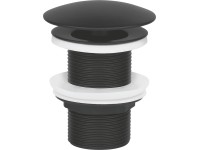 baliv Umývadlový výpust pevný SV-3420, matný čierna, 5/4