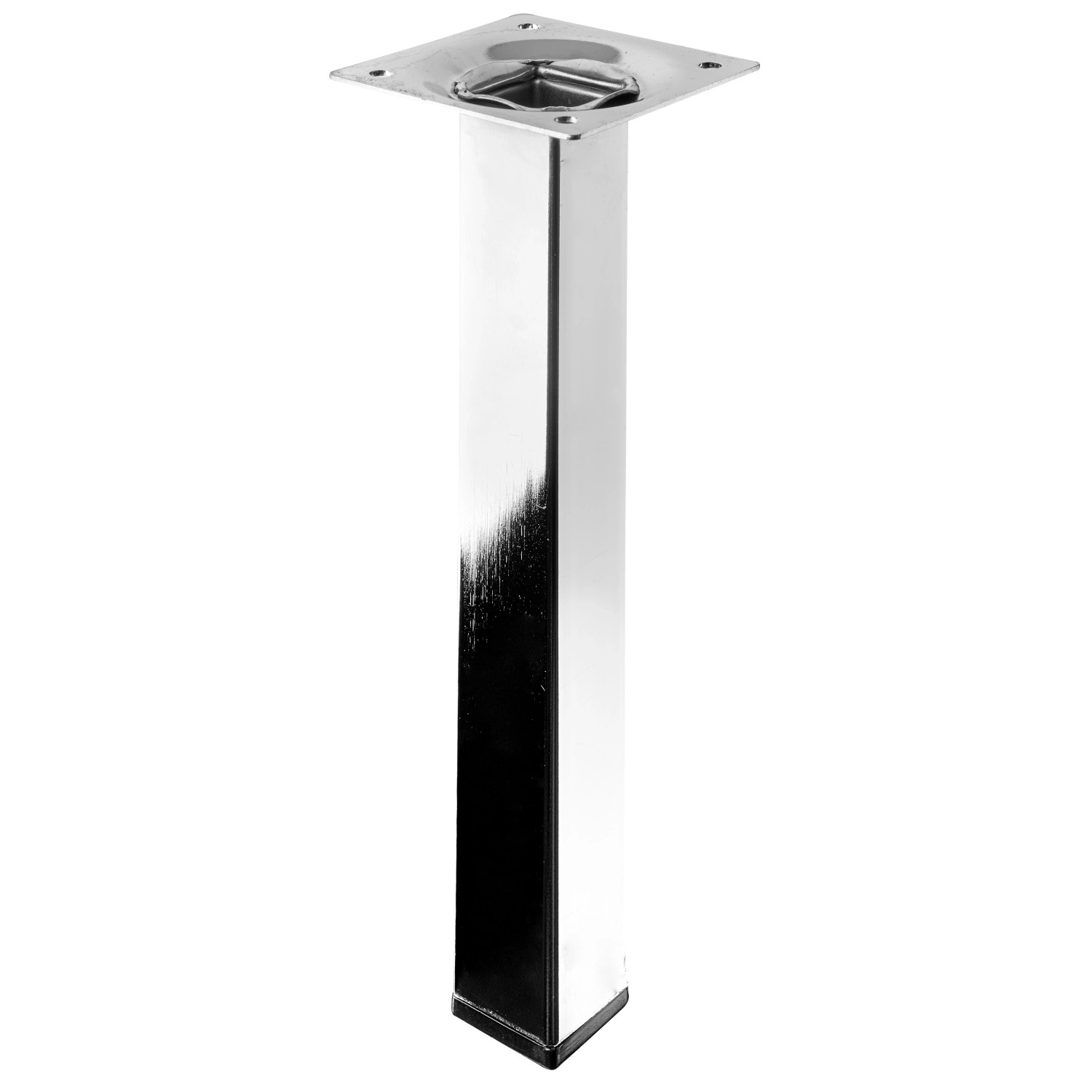 E-shop Hettich Nábytková noha hranatá, chróm, 25 x 25 x 200 mm
