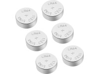 Alkalická gombíková batéria AG13, 6 ks