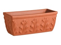 DEROMA Truhlík Cotto Garden ROMA 42 červená terakota 17,2 x 43 x 19 cm DEROMA Truhlík Cotto Garden ROMA 42 červená terakota 17,2 x 43 x 19 cm