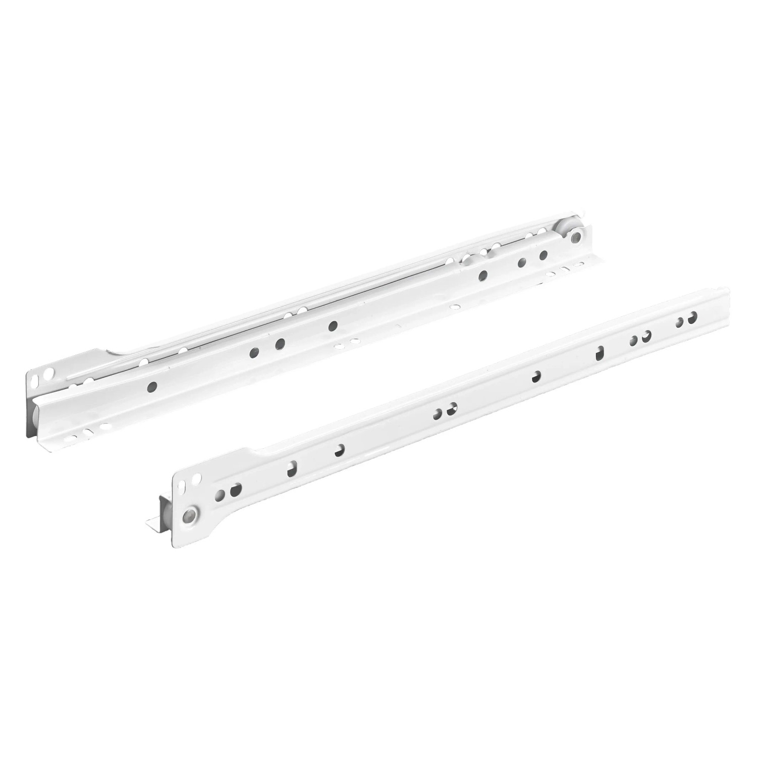 E-shop Hettich Čiastočný rolničkový výsuv FR 302, 12 kg, biela, 350 mm