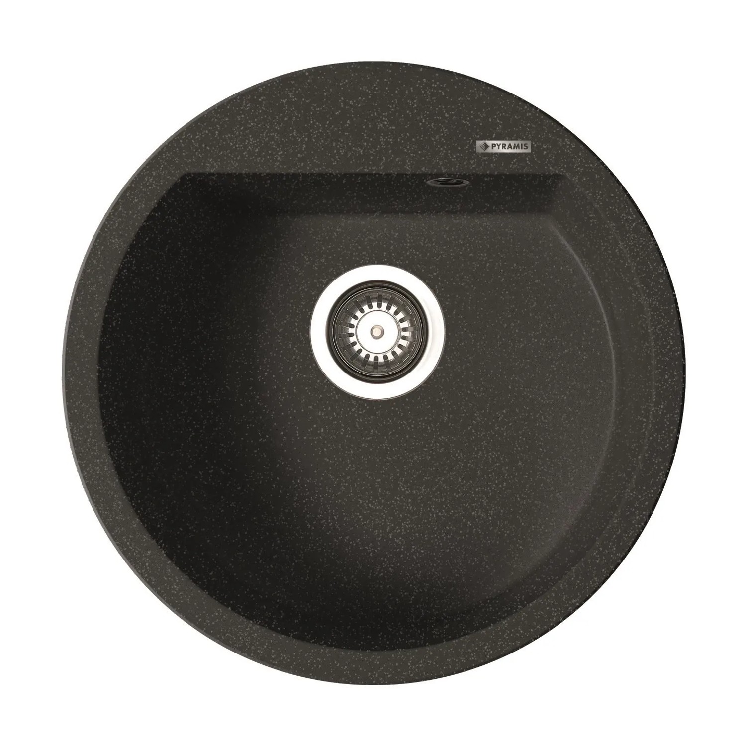 E-shop Pyramis Granitový drez Alazia 1B, black, pr. 51 cm