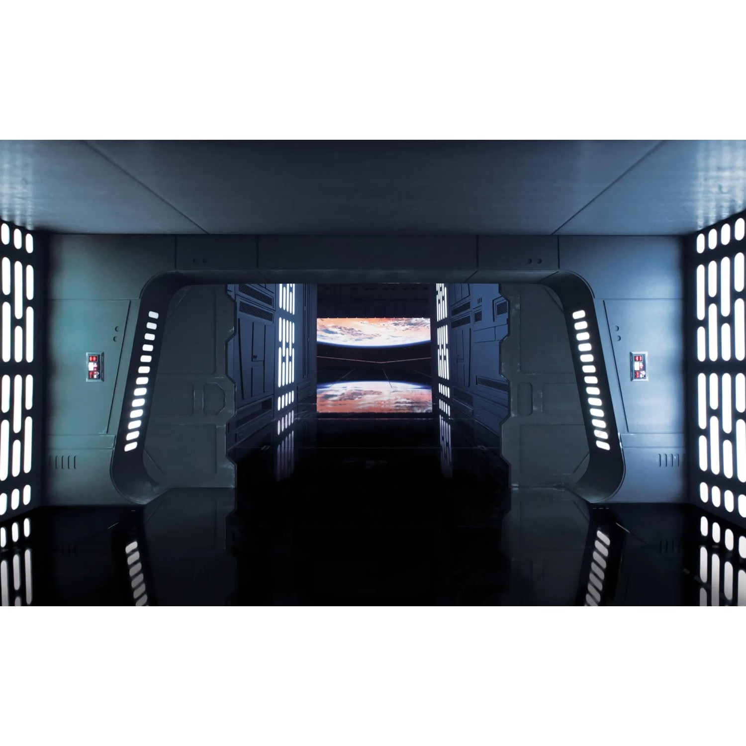 E-shop Komar Vliesová fototapeta Star Wars Death Star Floor 400 x 250 cm