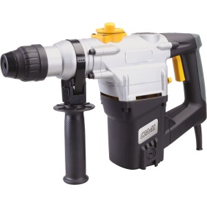 Vŕtacie kladivo CMI C-BH-1500 D, 1050 W, s prídavnou rukoväťou a kufrom.