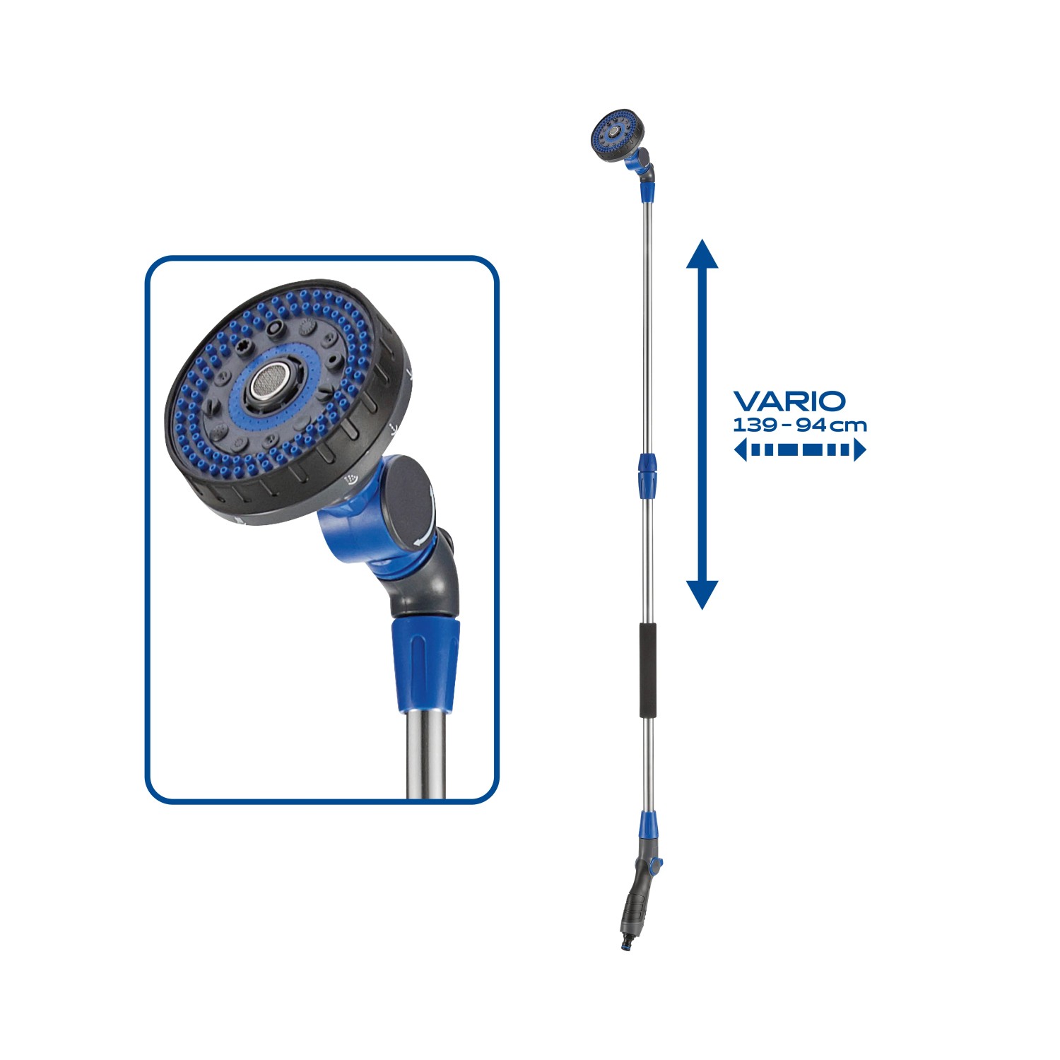 E-shop LUX-TOOLS Postrekovacia tyč 10 variant prúdu 94-139 cm