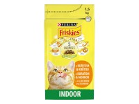 Friskies Granule pre mačky Cat Indoor s kuraťom, morkou a so zeleninou 1,5 kg
