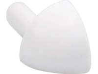 Štvrťkruhový ukončovací profil na vonkajší roh 8 mm PVC v lesklej bielej farbe