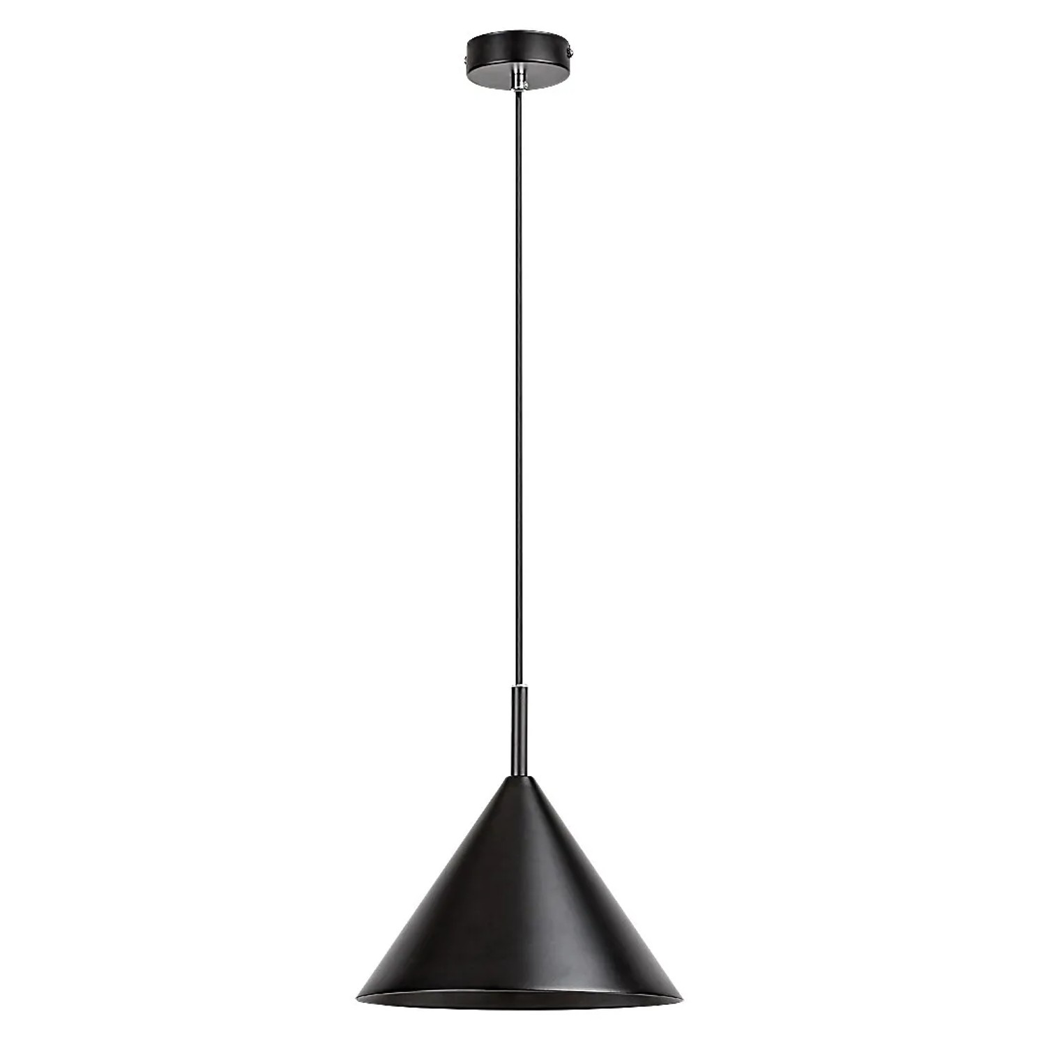 E-shop Rabalux Závesný luster Jarod, čierna, pr. 25 x 130 cm