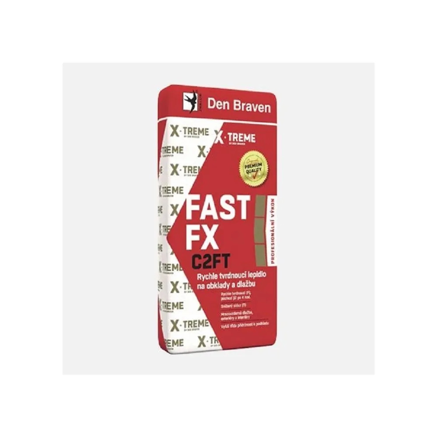 E-shop Den Braven Rýchlotvrdnúce lepidlo na obklady a dlažbu FAST FLEX C2FT 12 kg