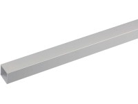 Arcansas Hranatá rúrka hliníková strieborná eloxovaná 10 x 10 x 1000 mm