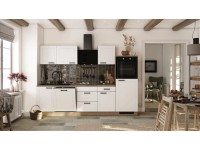 Flex-Well Kuchyňa Julia 280 cm/typ 2 - chladn.,rúra,var.doska,digestor,umývačka