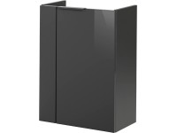 Fackelmann Kúpeľňová skrinka pod umavadlo SBC antracitová 440 x 600 x 243 mm, P