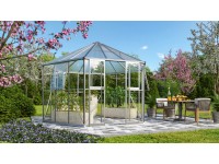 Vitavia Skleník Galaxis 9000 HKP 6/ESG 3, elox.hliník, 383 x 336 cm, 9 m2