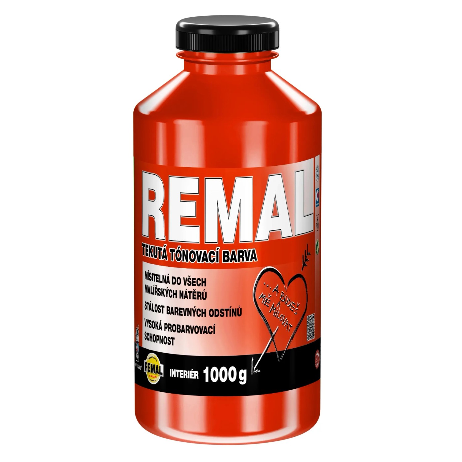E-shop REMAL Tekutá tónovacia farba 0800 červená 1 kg