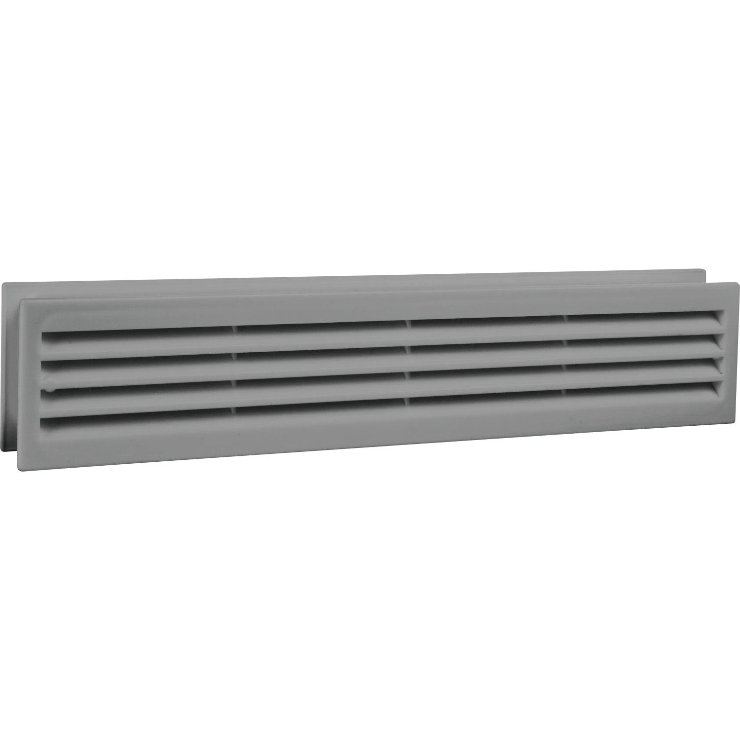 E-shop VLC Kúpeľňová vetracia mriežka svetlo sivá 453 x 90 x 34 mm