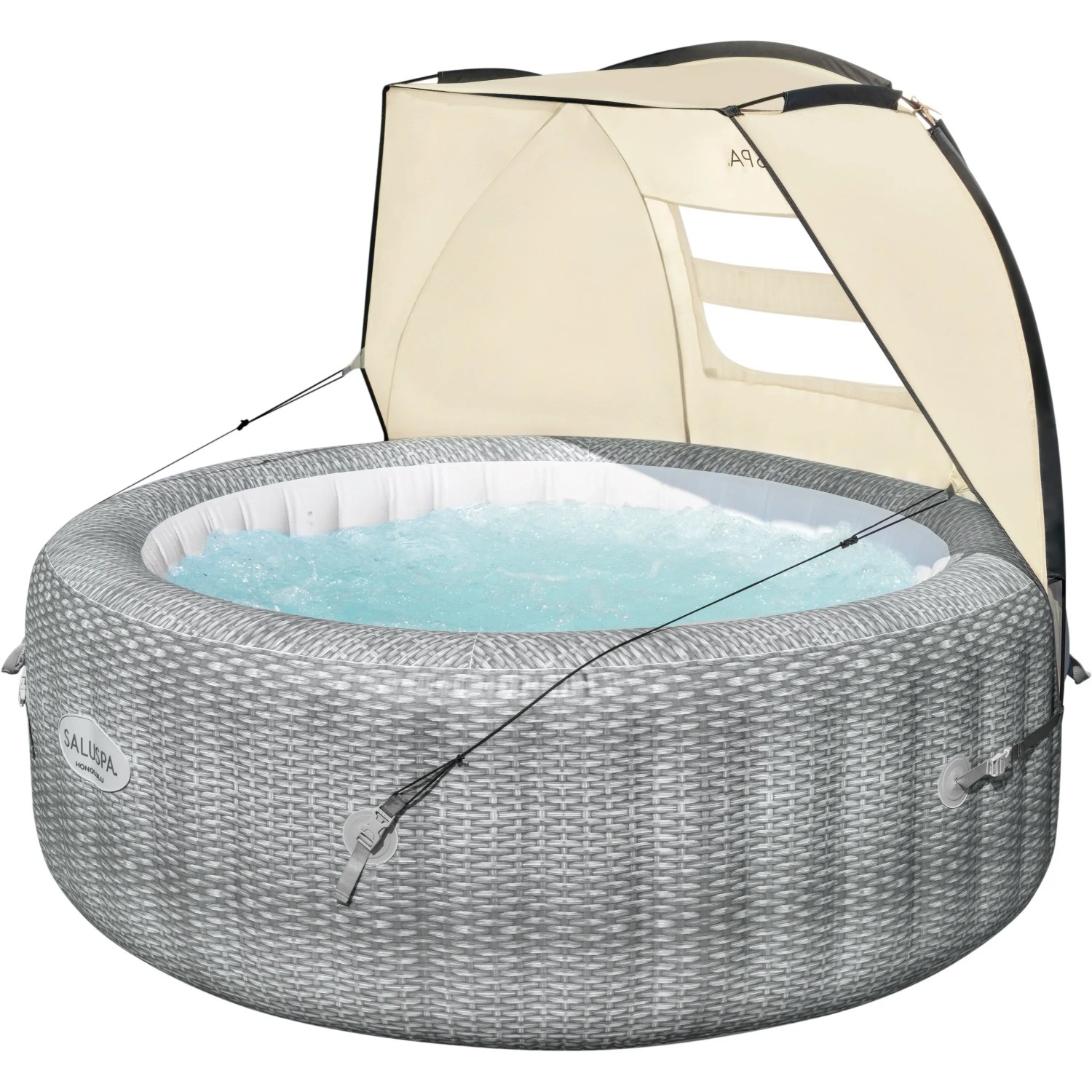 E-shop Bestway Tieniaca strieška LAY-Z-SPA Xtras, 183 x 94 x109 cm