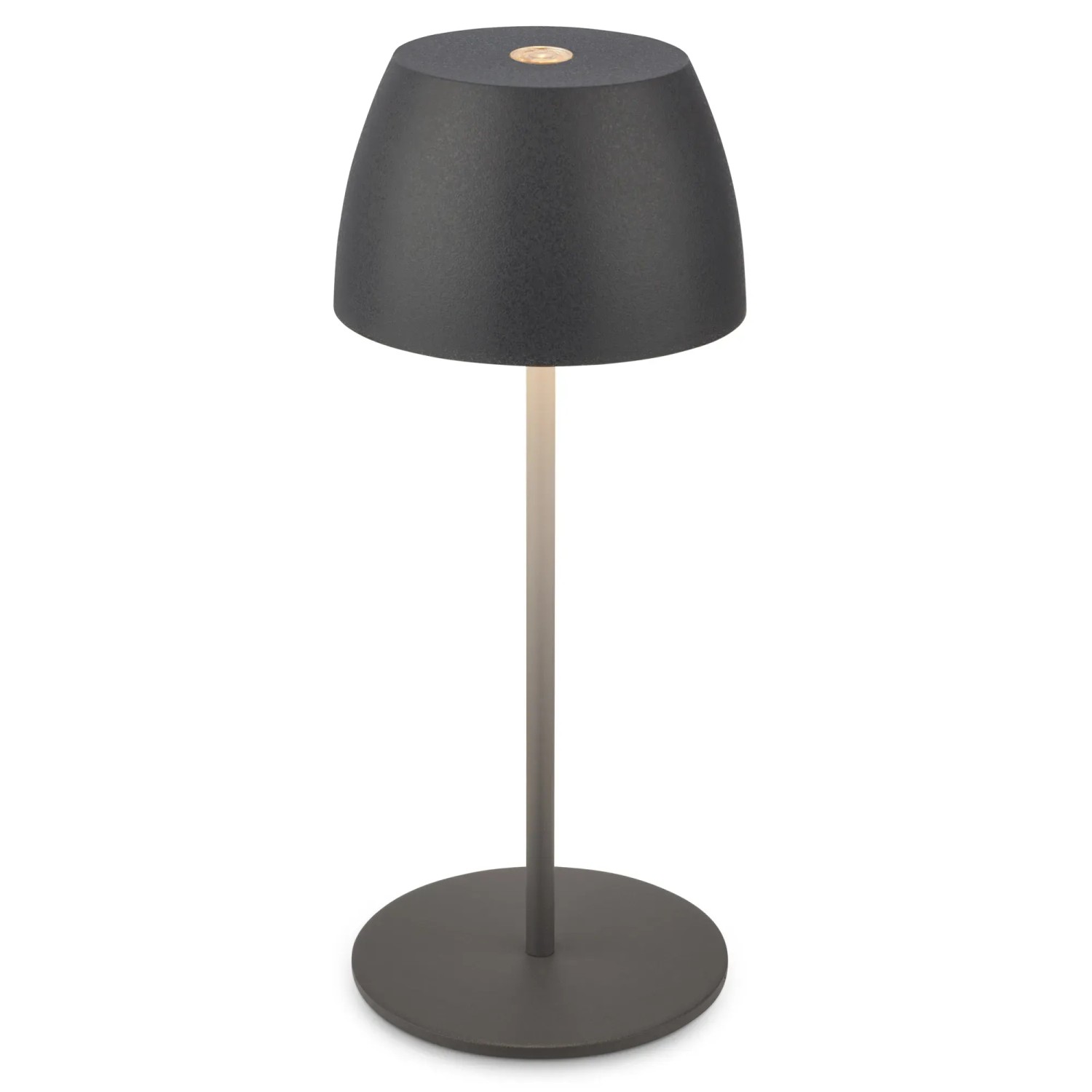 E-shop BRILONER Dobíjacia stol. lampa Serina Mini 2,5 W 150lm 2700K antracit pr. 8x20cm