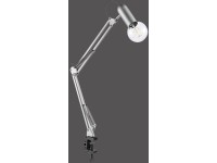 Just Light. Stolná lampa s klipom Turn Me, 1xE27, oceľová, 76 cm