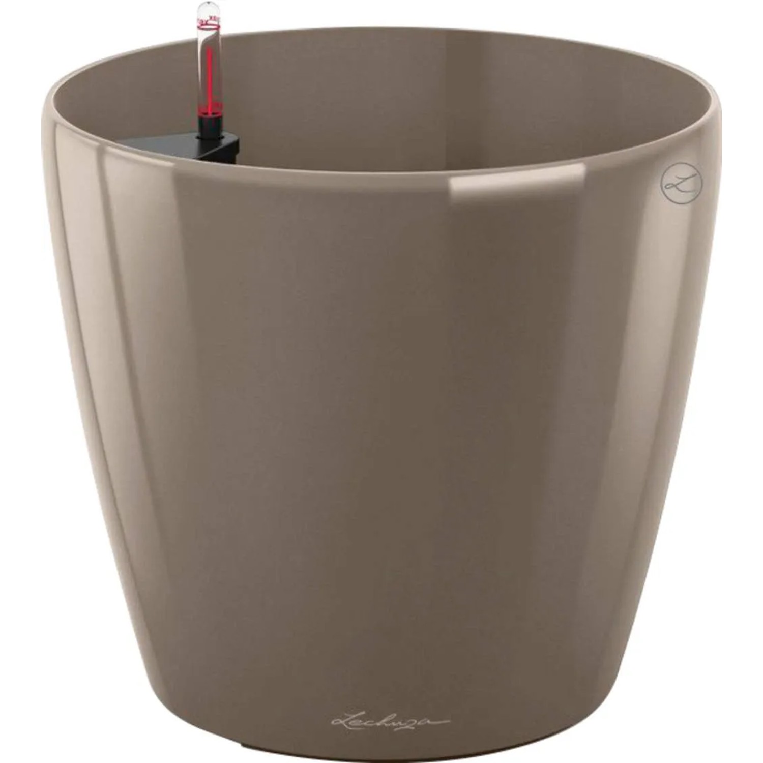E-shop Lechuza Kvetináč Classico Premium 70, sivohnedá vysoko lesklá, pr. 70 x 65 cm