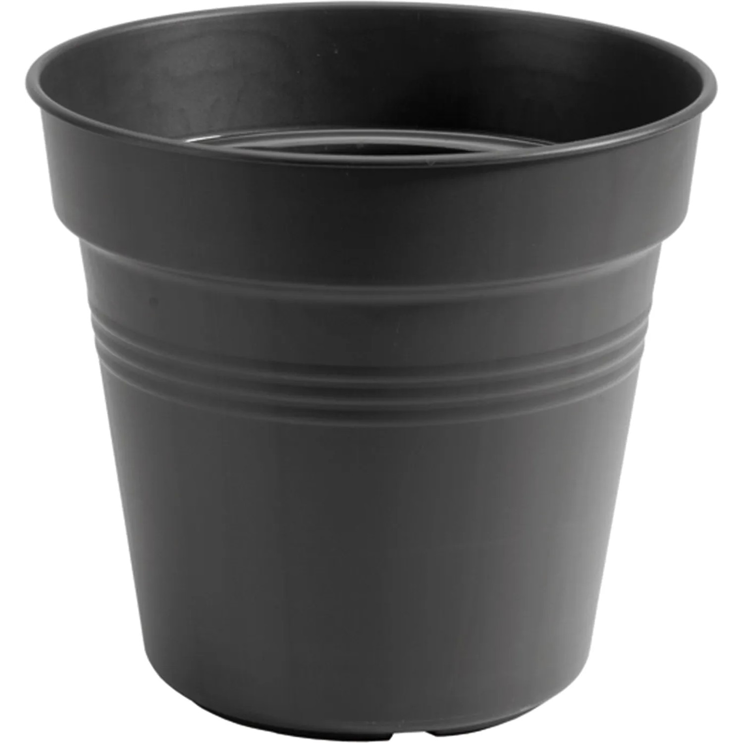 E-shop elho Výsadbový kvetináč Green Basics Growpot čierny pr. 11 x 10 cm