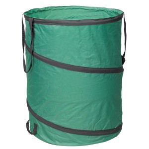 Zelený záhradný vak Pop Up s objemom 150 l na zber záhradného odpadu.