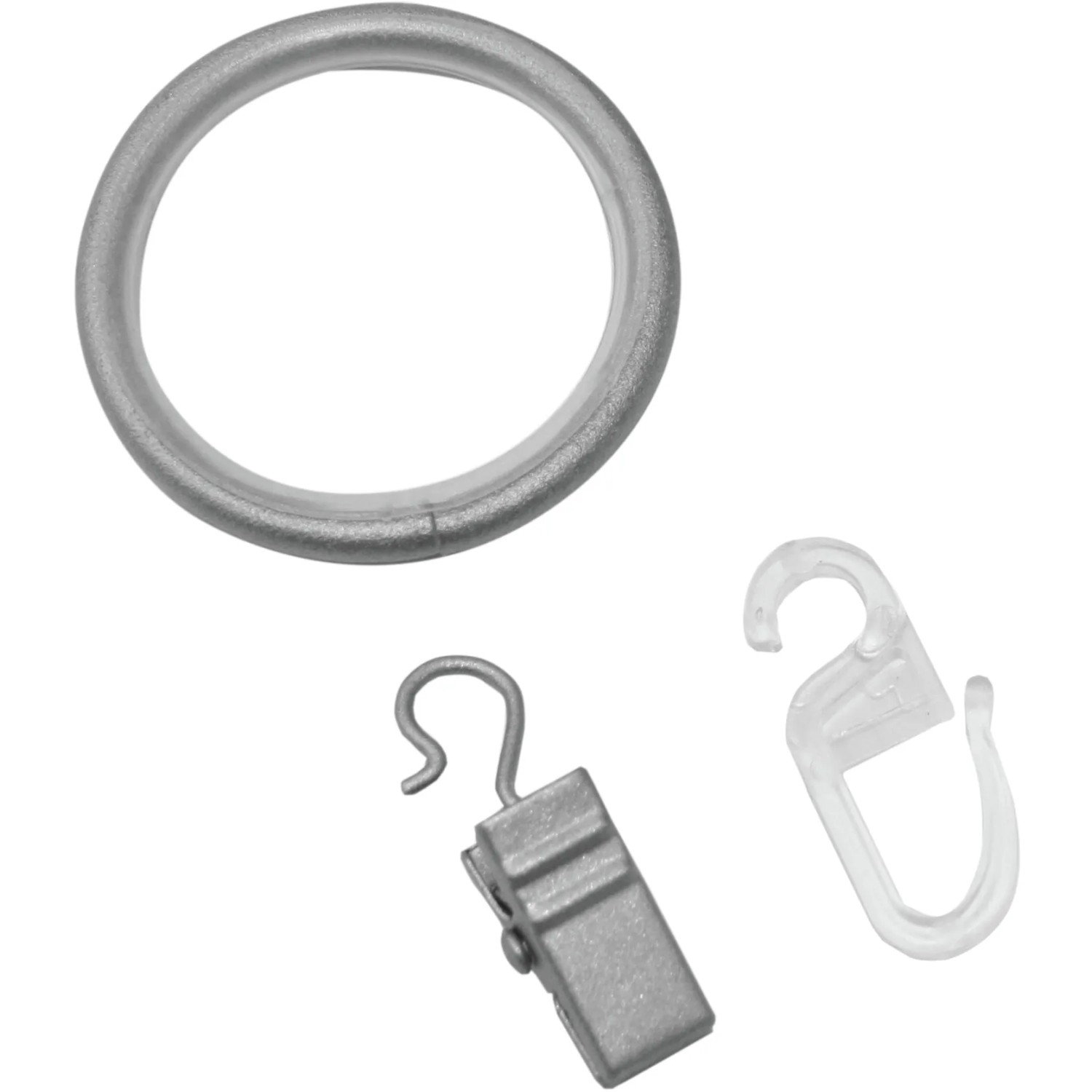 E-shop Gardinia Záclon. krúžky Industrial Home s klznou vložkou, 10 ks, pr. 2,5 cm