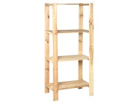 OBI Drevený regál na ťažké bremená, prírodný, 174 x 80 x 50 cm