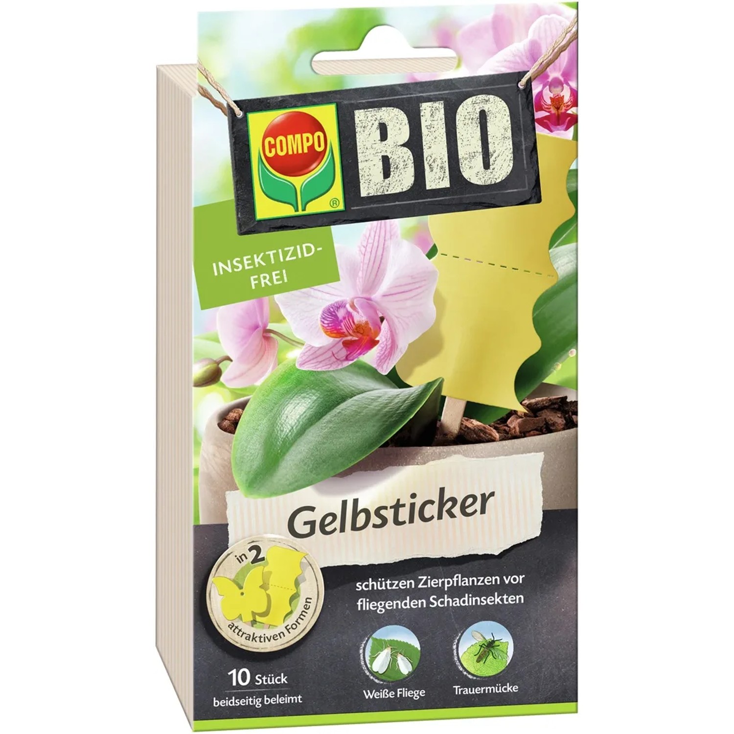 E-shop COMPO BIO Žlté lepové dosky 10 ks