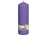 Bolsius Sviečka valcová fialová 70 x 200 mm