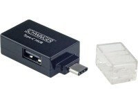 Schwaiger Adaptér USB-C so zásuvkou USB 3.0 A a 2 zásuvkami typu USB 2.0 A