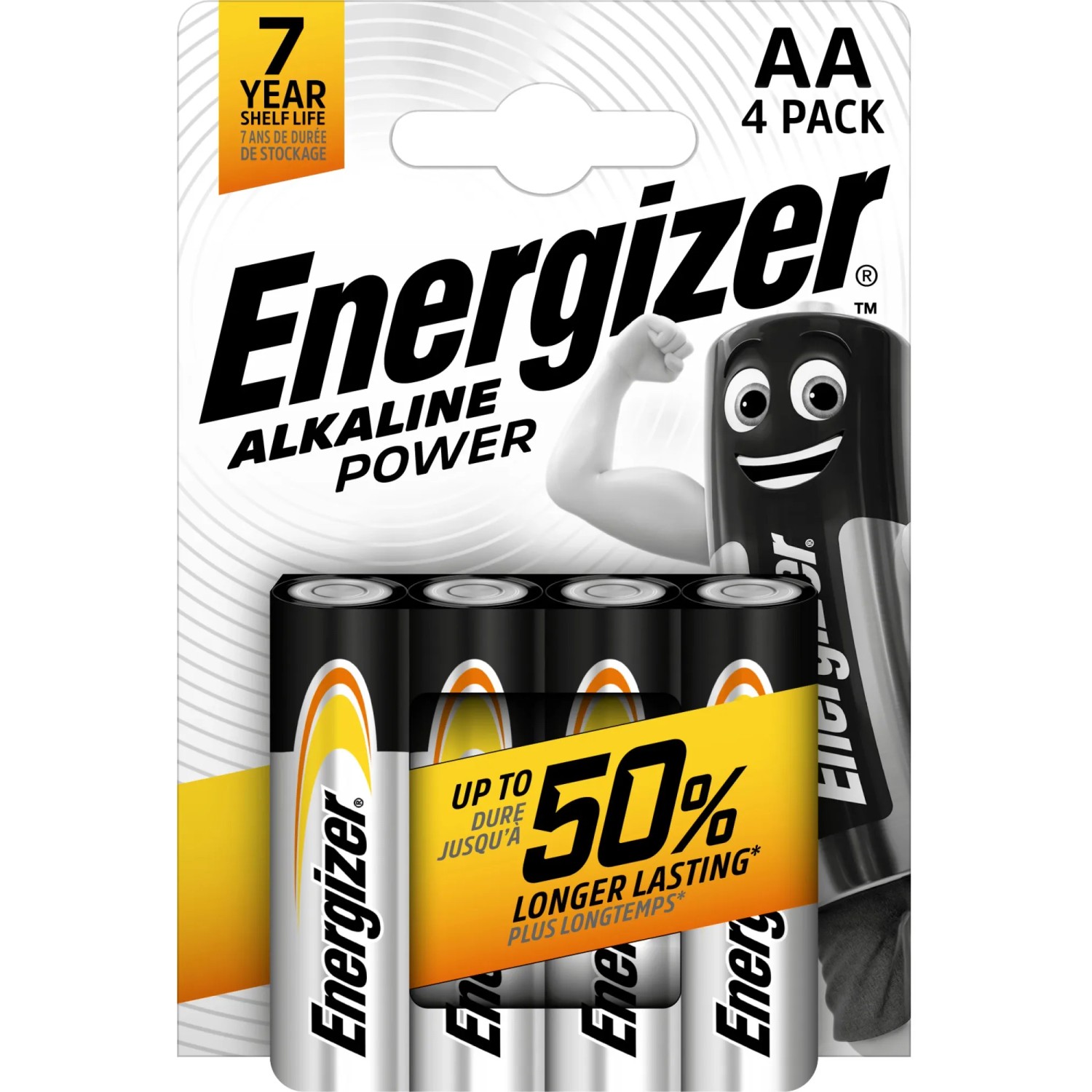 E-shop Energizer ALKALINE POWER Alkalická batéria AA, 4 ks
