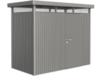 Biohort Plechový domček HighLine H1 stand. dvere, krem.sivá, 275 x 155 x 222 cm